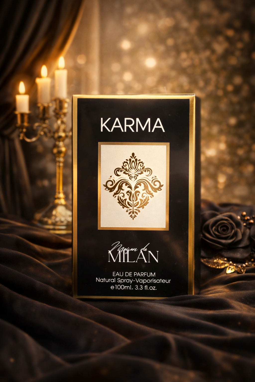 Karma by Maison de Milan 100ml Eau de Parfum | Elegant Floral Woody Fragrance