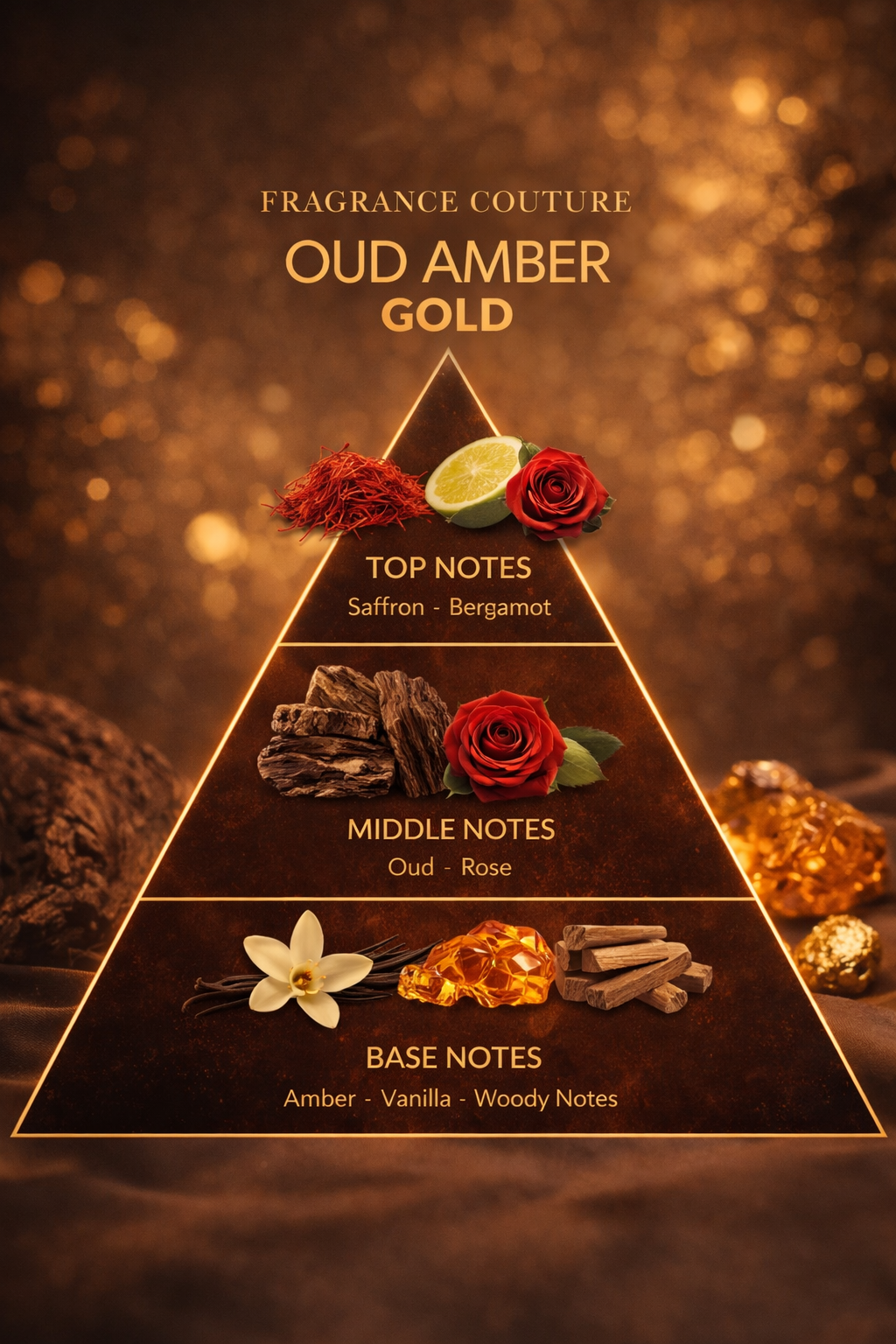 Fragrance Couture – Oud Amber Gold | Eau de Parfum | 100ml